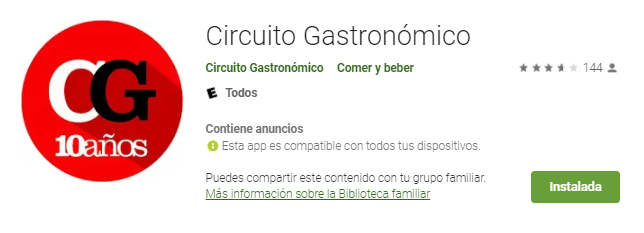 Circuito Gastronómico app